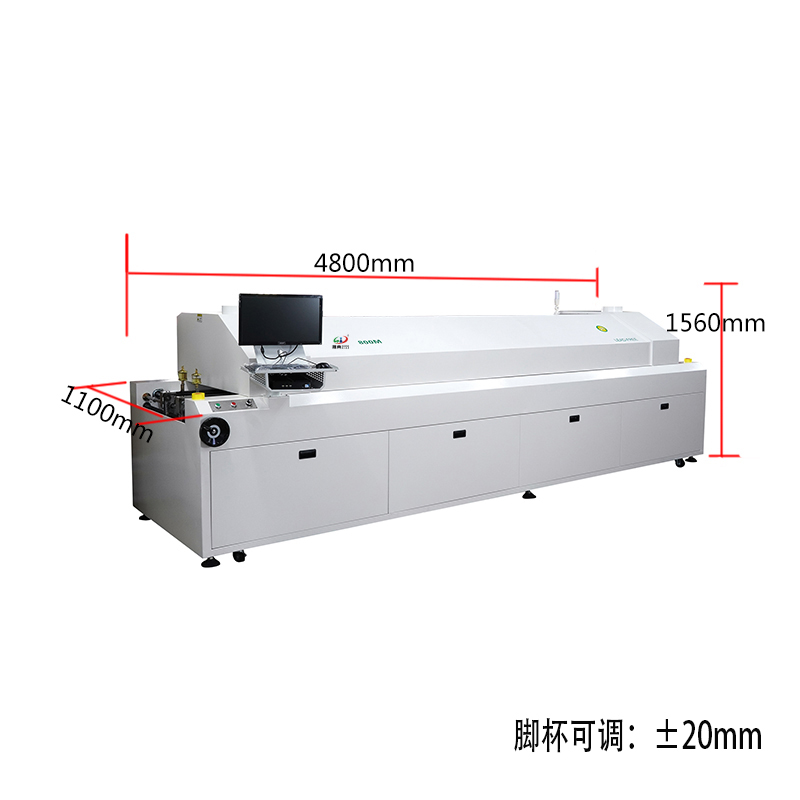 smt设备Ebpay钱包八温区回流焊 smt设备Ebpay钱包八温区回流焊